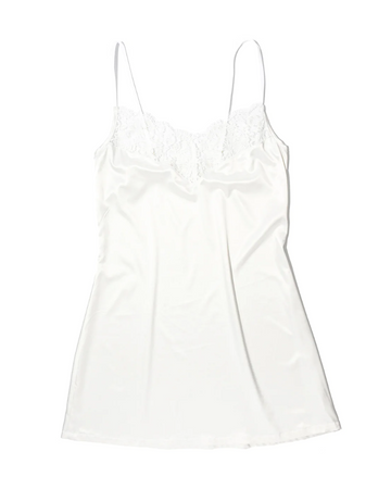 Hanky Panky 4R5701 + 4RR111 Light Ivory Happily Ever After Chemise & Wrap Set myselflingerie.com